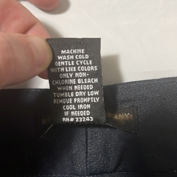 New York & Co. women’s size 6 stretch dress pants in blue with a look of denim - Picture 4 of 5